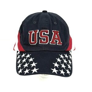 USA Flag United State of America Star Stripe Trucker Baseball Adjustable Cap Hat